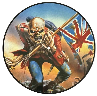 The Trooper 2005 picture disc — Iron Maiden Eddie artwork