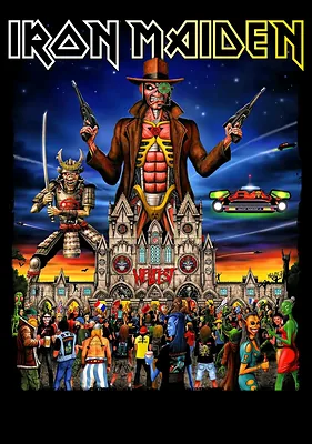 Hellfest '23 — Iron Maiden Eddie artwork
