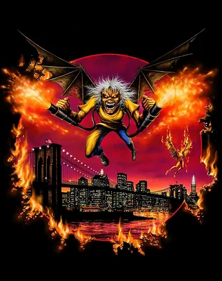 New York '19 — Iron Maiden Eddie artwork