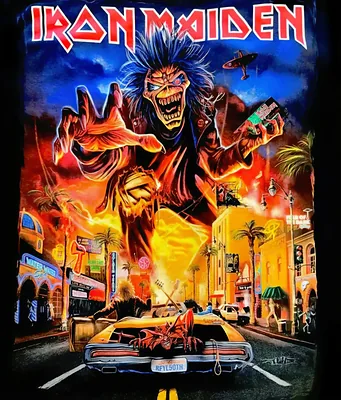 Los Angeles '26 — Iron Maiden Eddie artwork