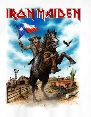 Texas '26 — Iron Maiden Eddie artwork
