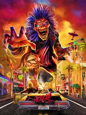 Los Angeles '26 — Iron Maiden Eddie artwork