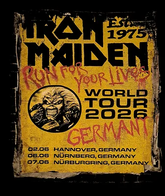 Germany '26 — Iron Maiden Eddie artwork