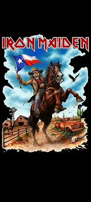 Texas '26 — Iron Maiden Eddie artwork