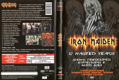 12 Wasted Years DVD - Brazil — Iron Maiden Eddie artwork